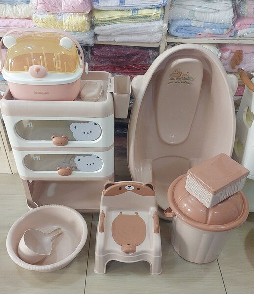 Ensemble baignoire bébé complet