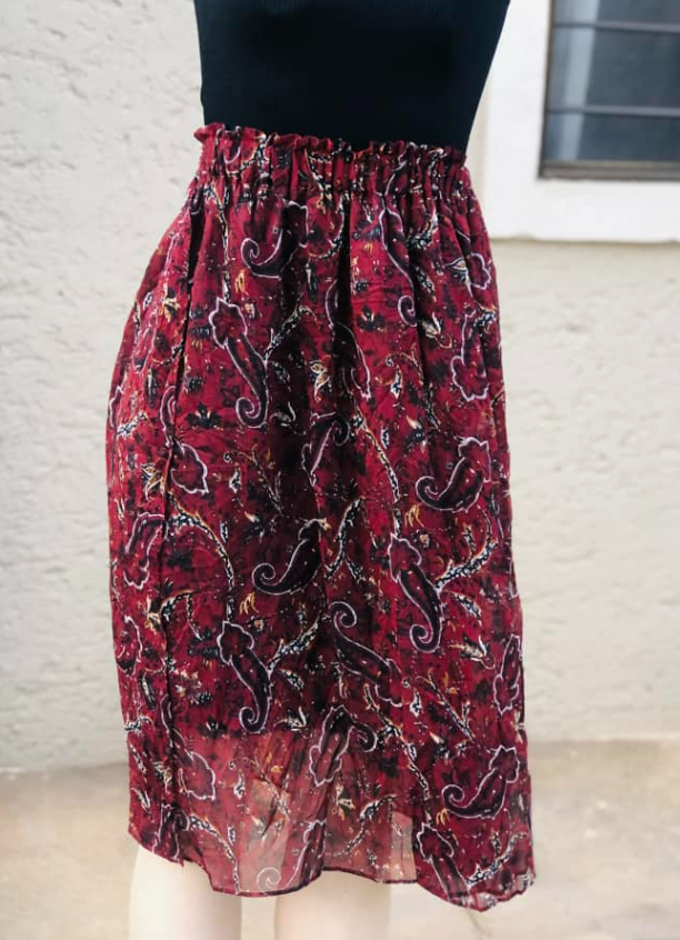 Good quality silk skirt