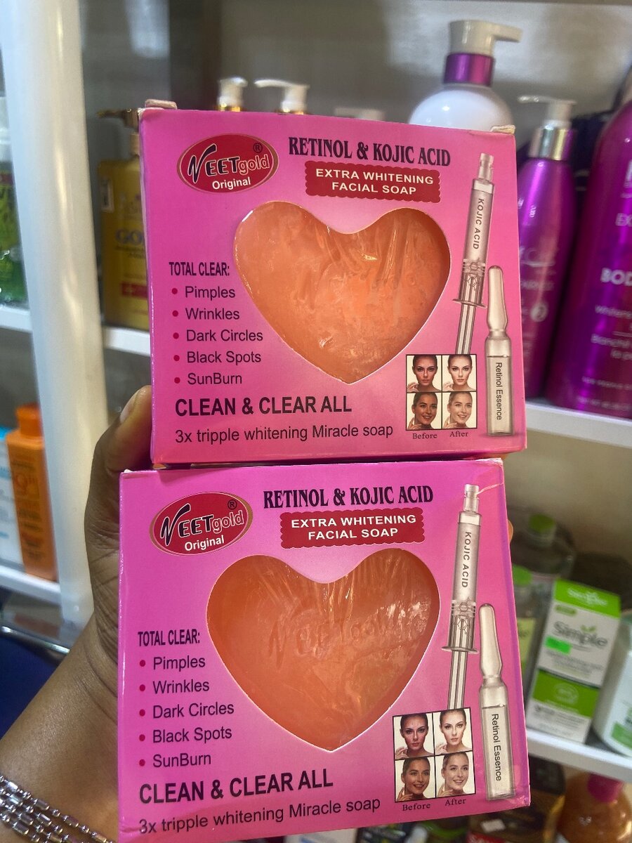 Retinol and Kojic. Acid face soap