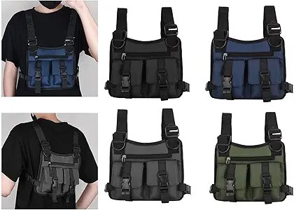 Chest Rig Bag Pouch Light Bags Lightweight Water Resistant f
