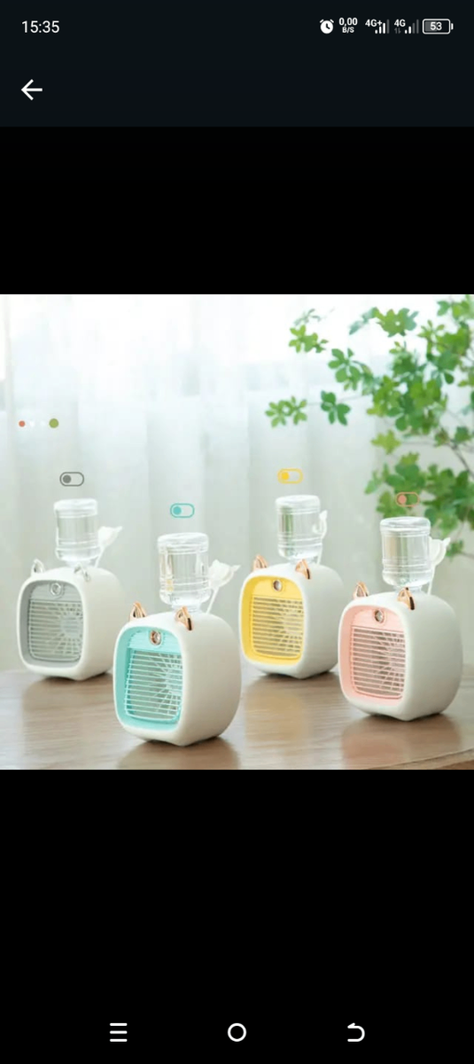 Ventilateur de Brumisation Portable