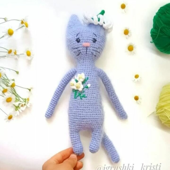 Kотик в ромашках