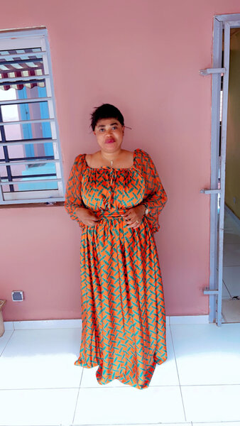 Robe maxi imprimée bohème