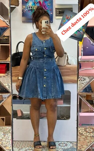 Robe en jean
