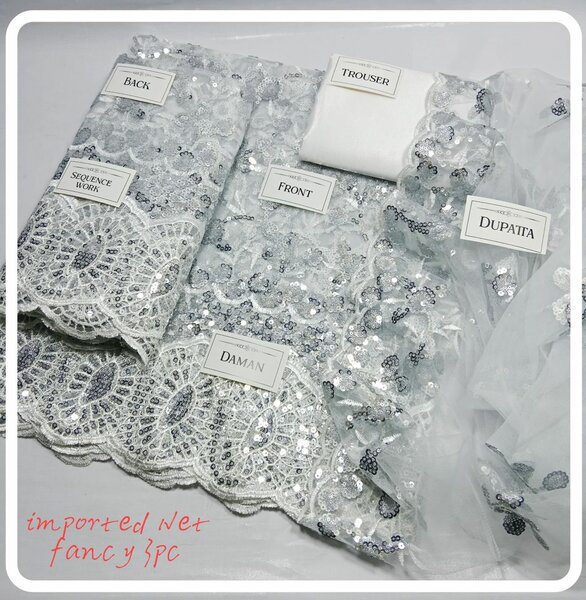 Party wear 3 pc 6 colours available,dc free