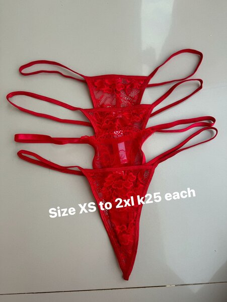 Women's panties red