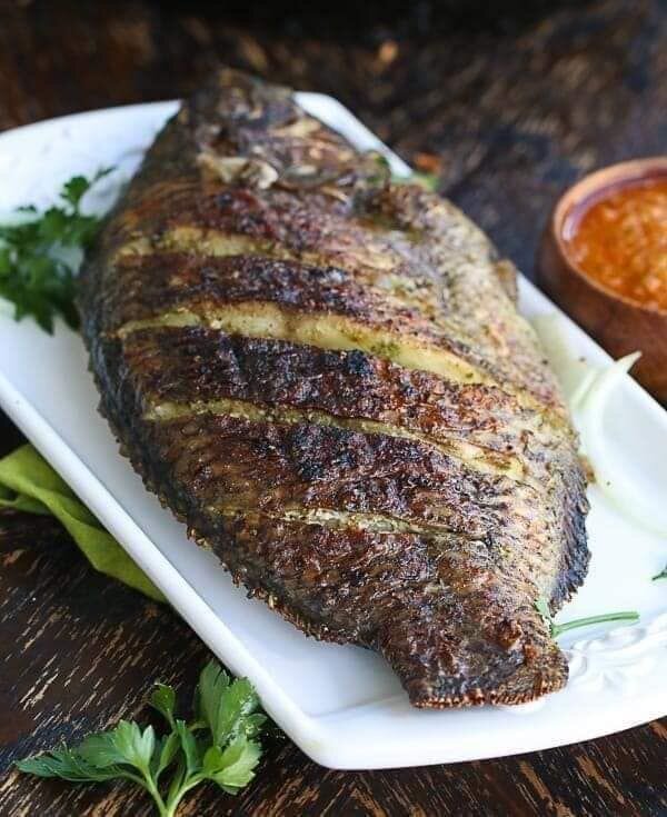 Poisson au four/attieke