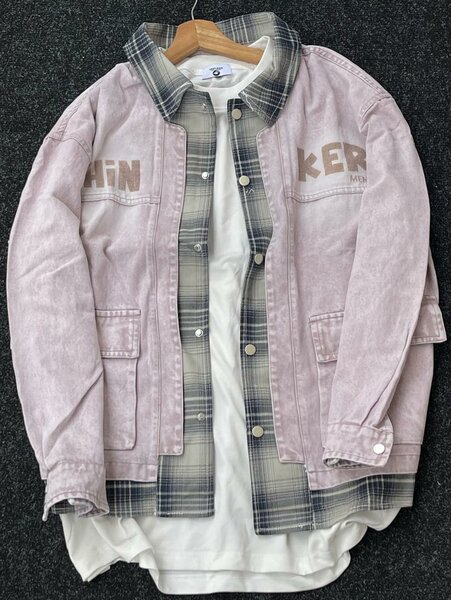 Veste en denim décontractée