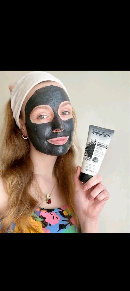 Evoluderme masque détox charbon végétal