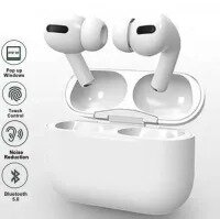 Air Pro 3rd Genration Black TWS Airpods Sound & High Quality Touch Sensors True Stereo Headphones with Built in Mic 10m Transmission Bluetooth Wireless Earbuds , Sport Headset for all Bluetooth Smart devices