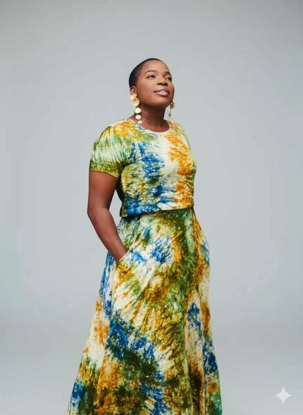 jupe taille haute avec haut