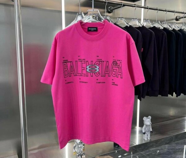T-shirt Balenciaga rose