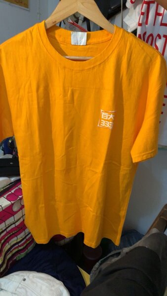 T-shirt orange unisexe