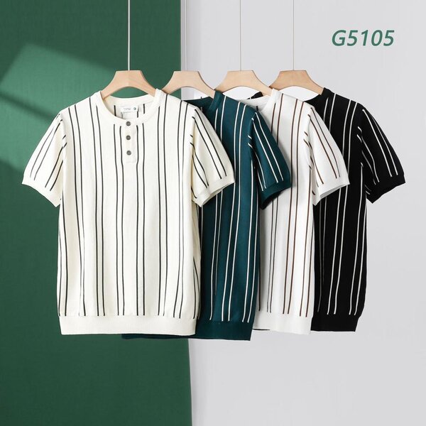 T-shirt rayée pour hommes