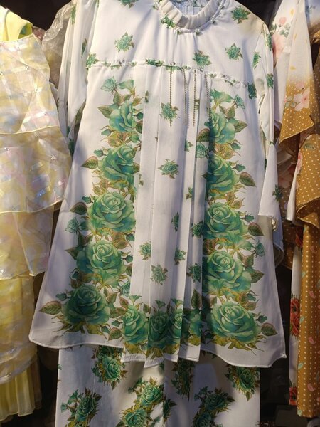 Crinkle print Trouser Shirt