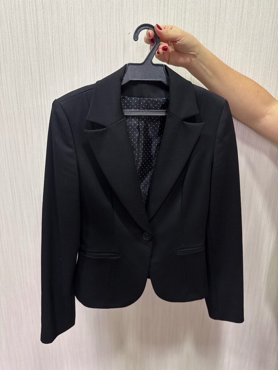 ЧЕРНЫЙ КЛАССИЧЕСКИЙ ПИДЖАК