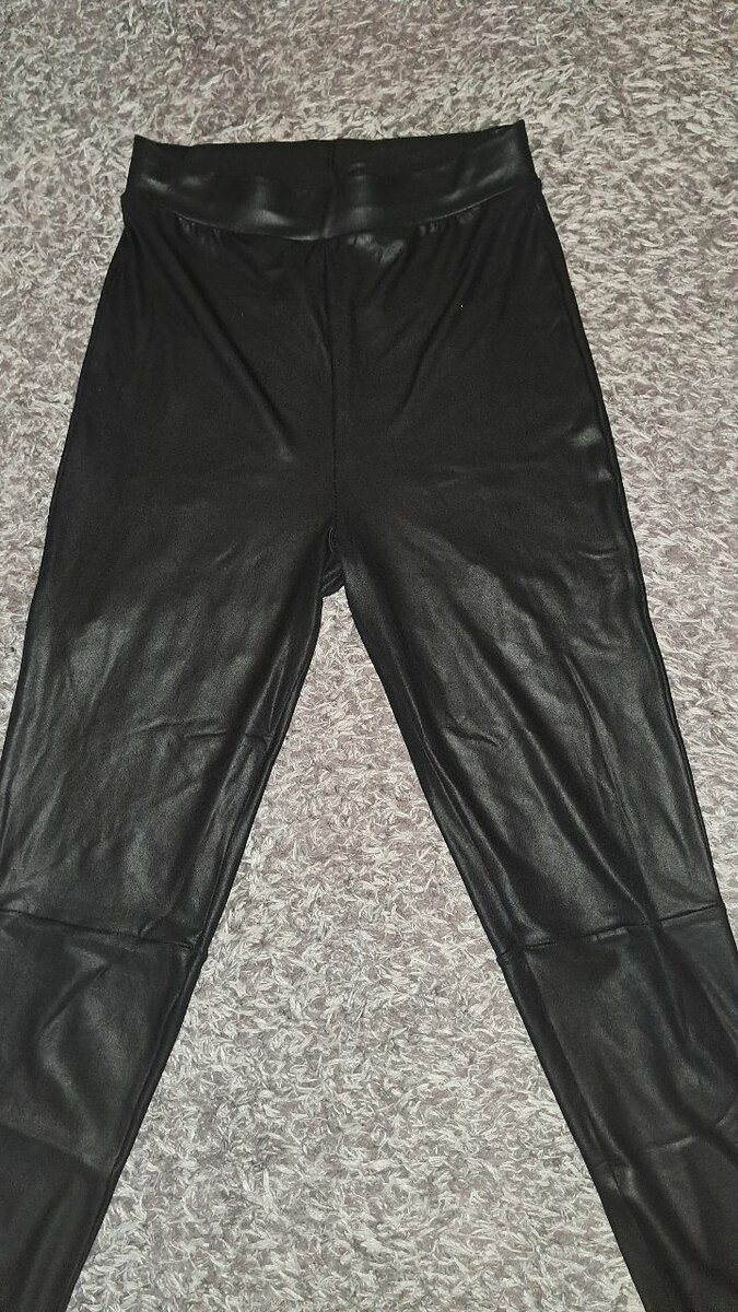 Leather jeans