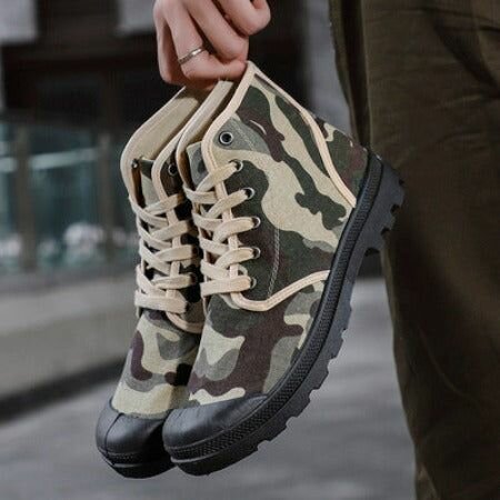 Bottes camouflage homme