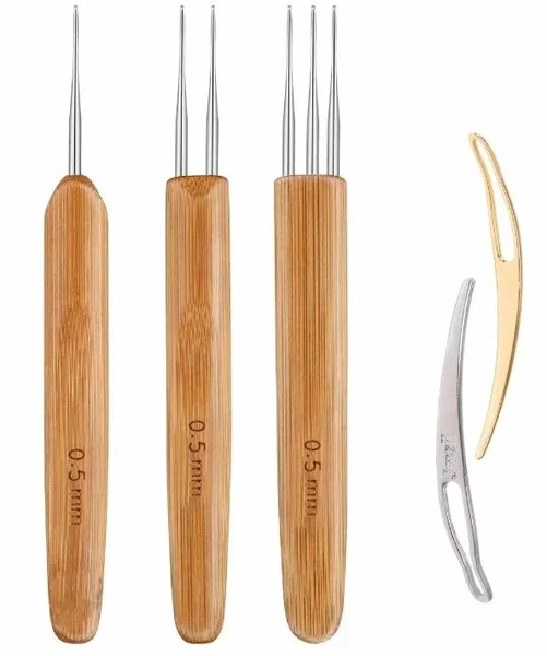 Crochet aiguilles en bambou