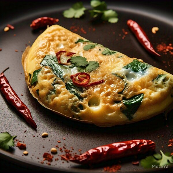 Diabetic Omelette in Butter