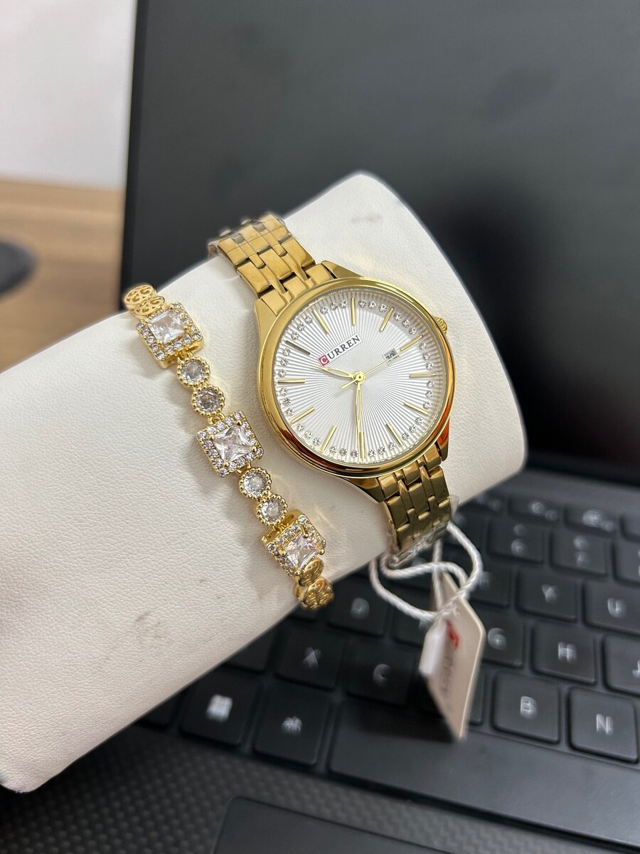 Watch and bracelet set