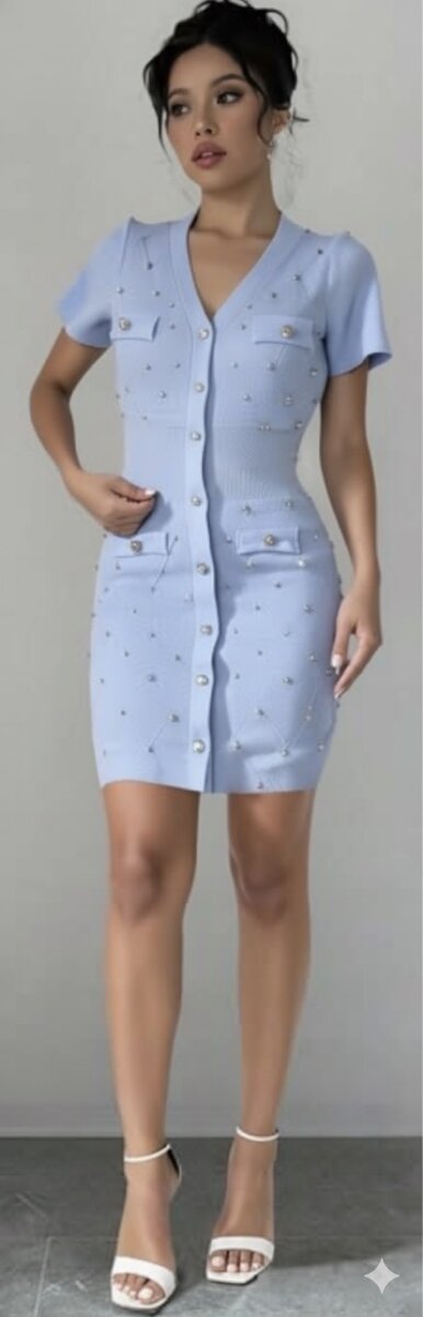 Robe en coton lourd pour femme