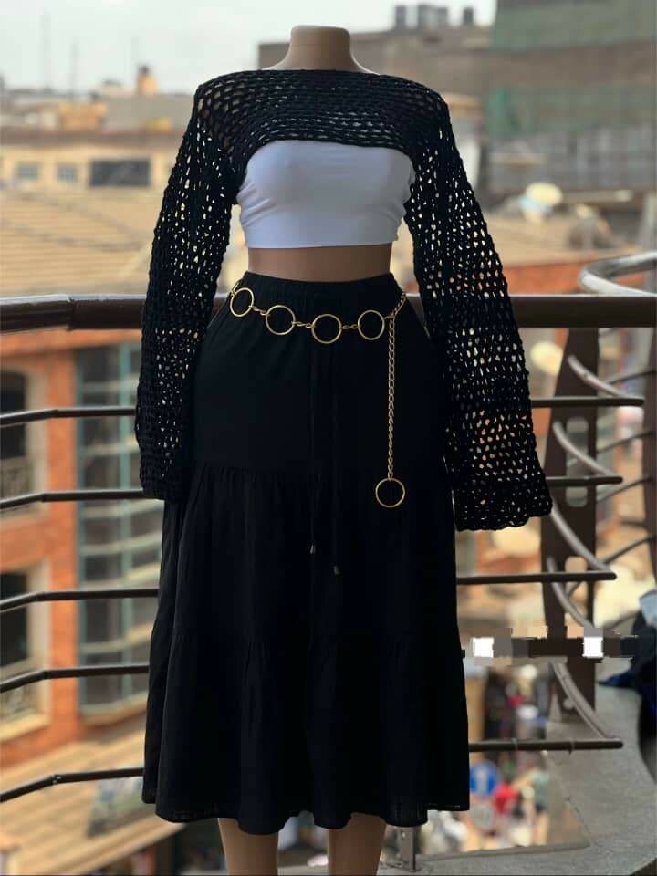 Robe longue élégante imprimée