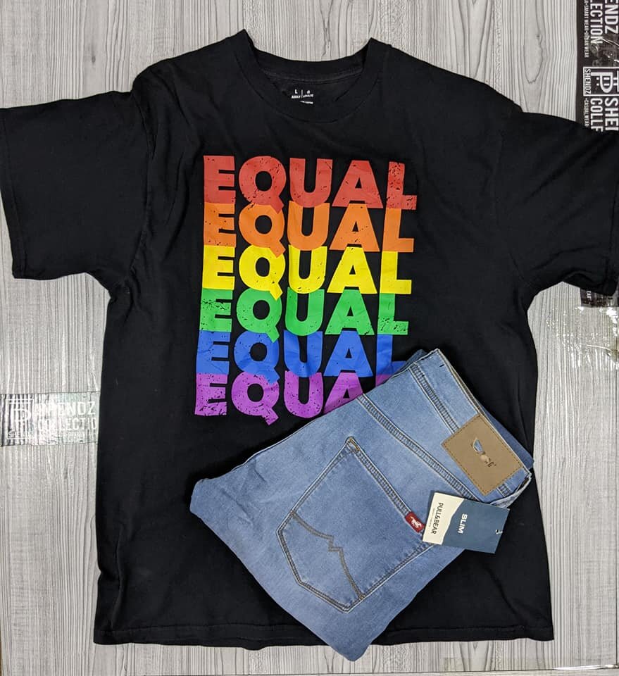 Men's combo T-shirt and jeans