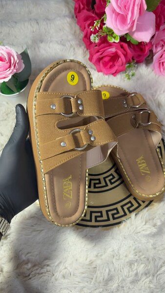 Sandales en cuir confortables