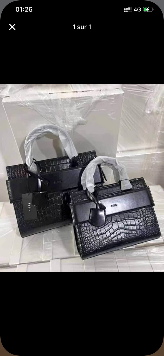 Sac à main croco élégant