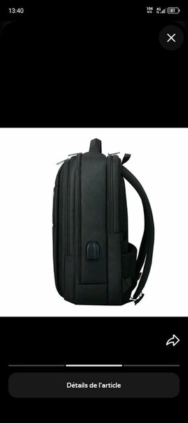 Sac à dos antivol urbain moderne