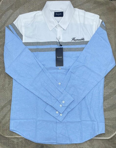 Chemise deux ton chic