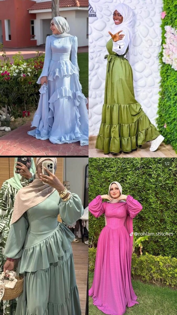 Robe Longue Élégante Hijab