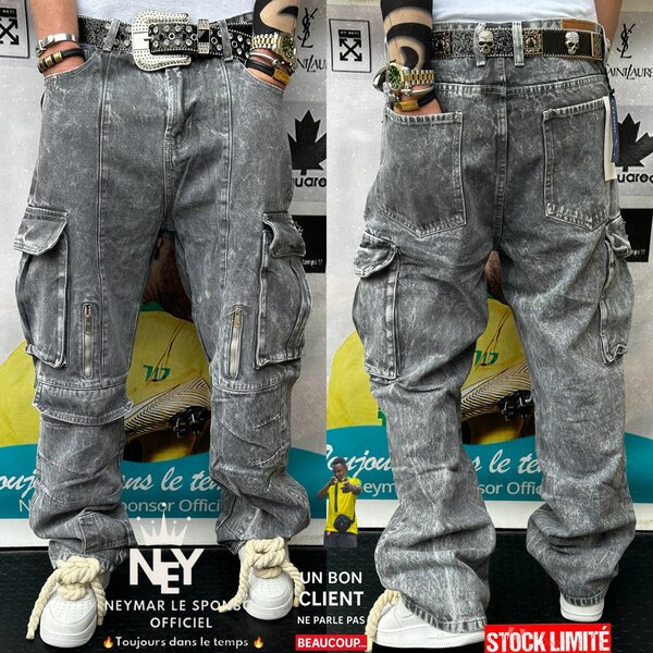 Pantalons cargo unisexes tendance