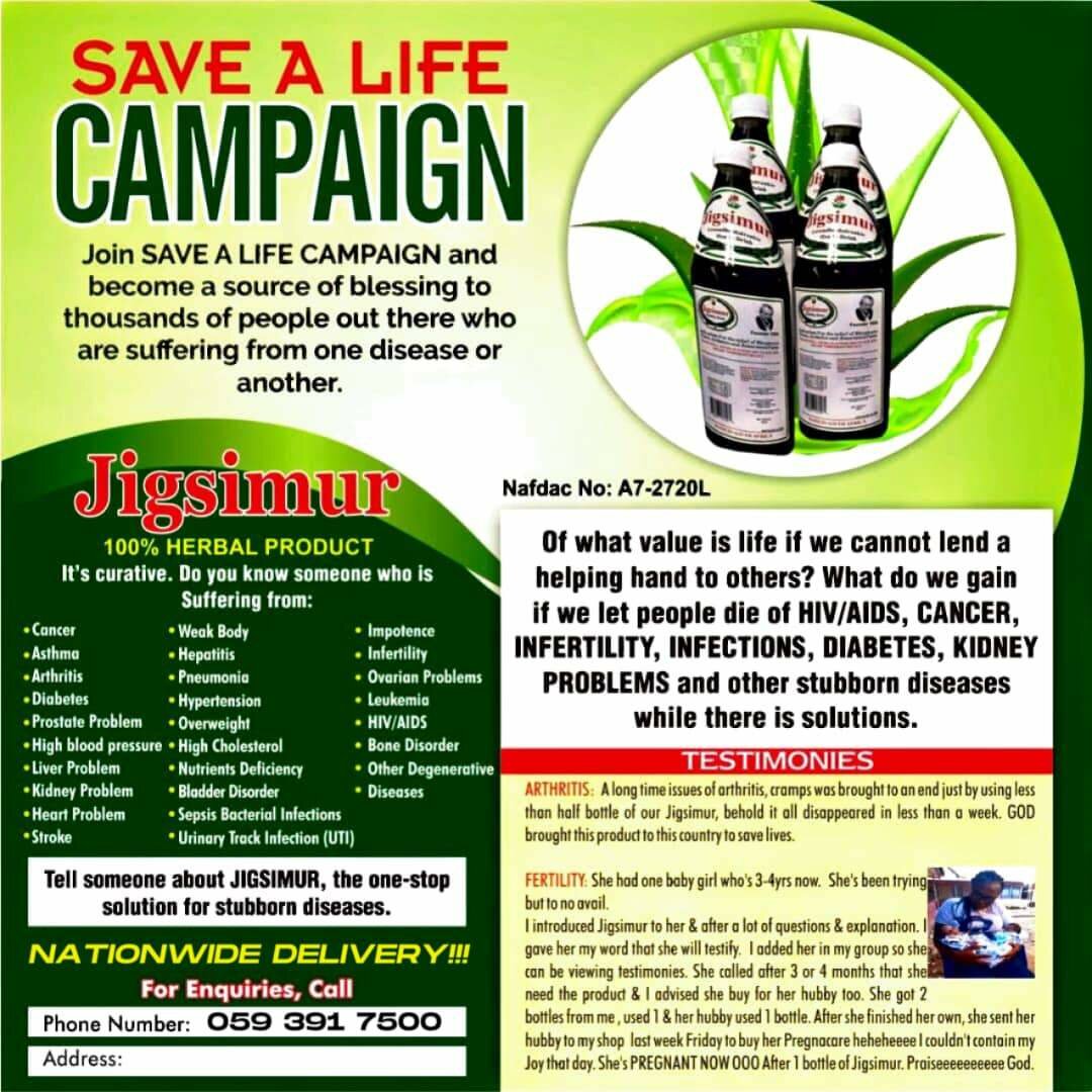 Jigsimur Herbal Drink