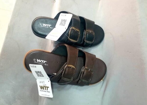 Sandales en cuir ajustables