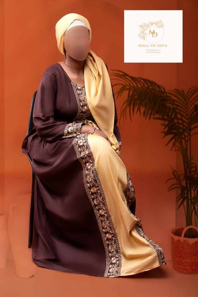 Robe en coton Élégante Femme