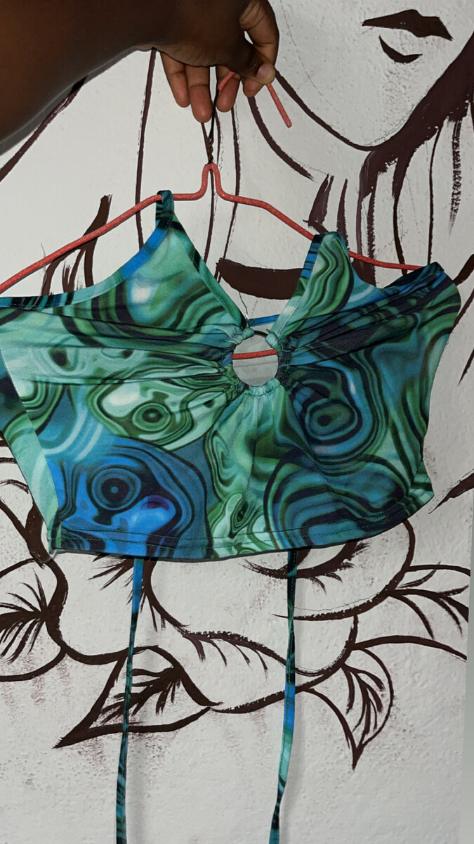 Top moderne imprimé