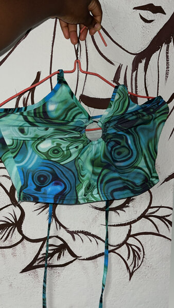 Top moderne imprimé