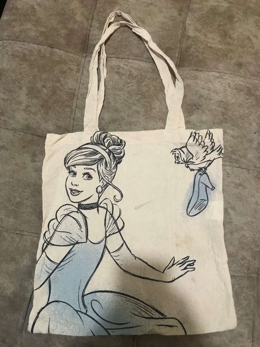 Cinderella Canvas Tote Bag