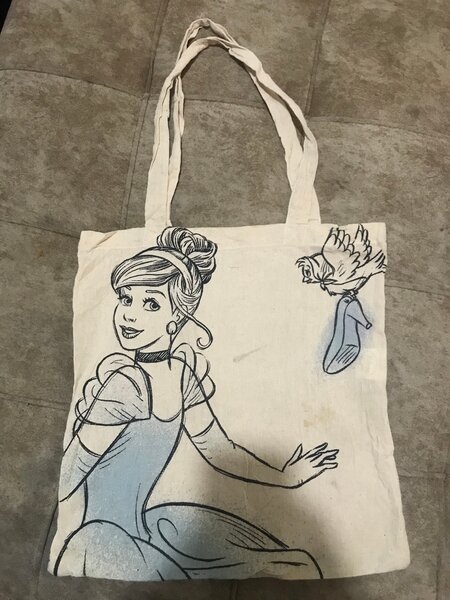 Cinderella Canvas Tote Bag