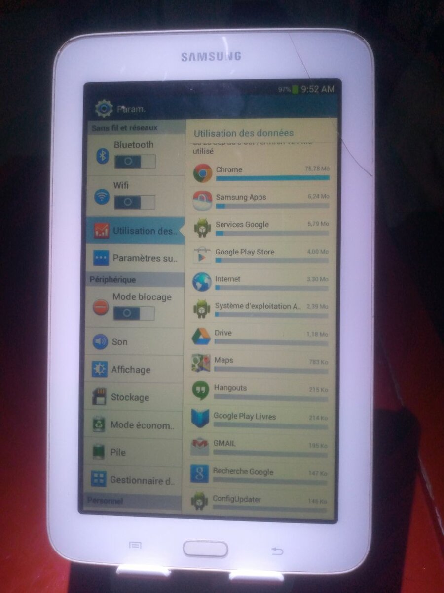 Tablette Samsung Galaxy Tab 3