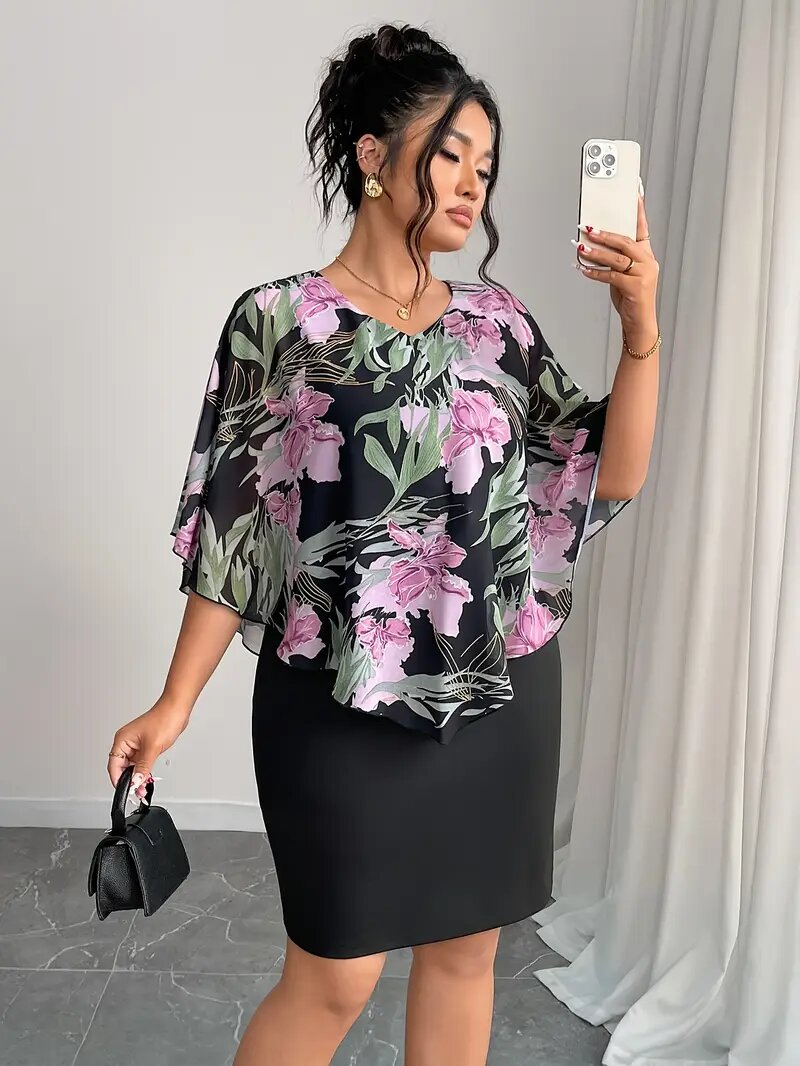 Robe Chic à Imprimé Floral