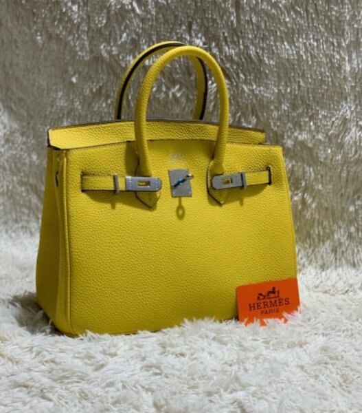 Sac à main jaune