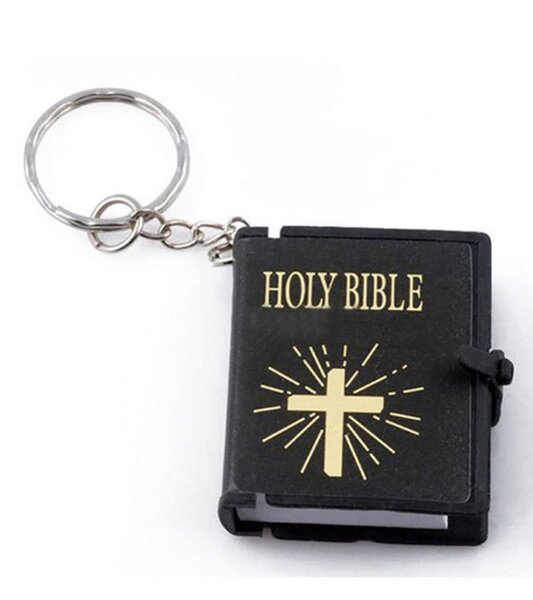 HOLY BIBLE mini keychain