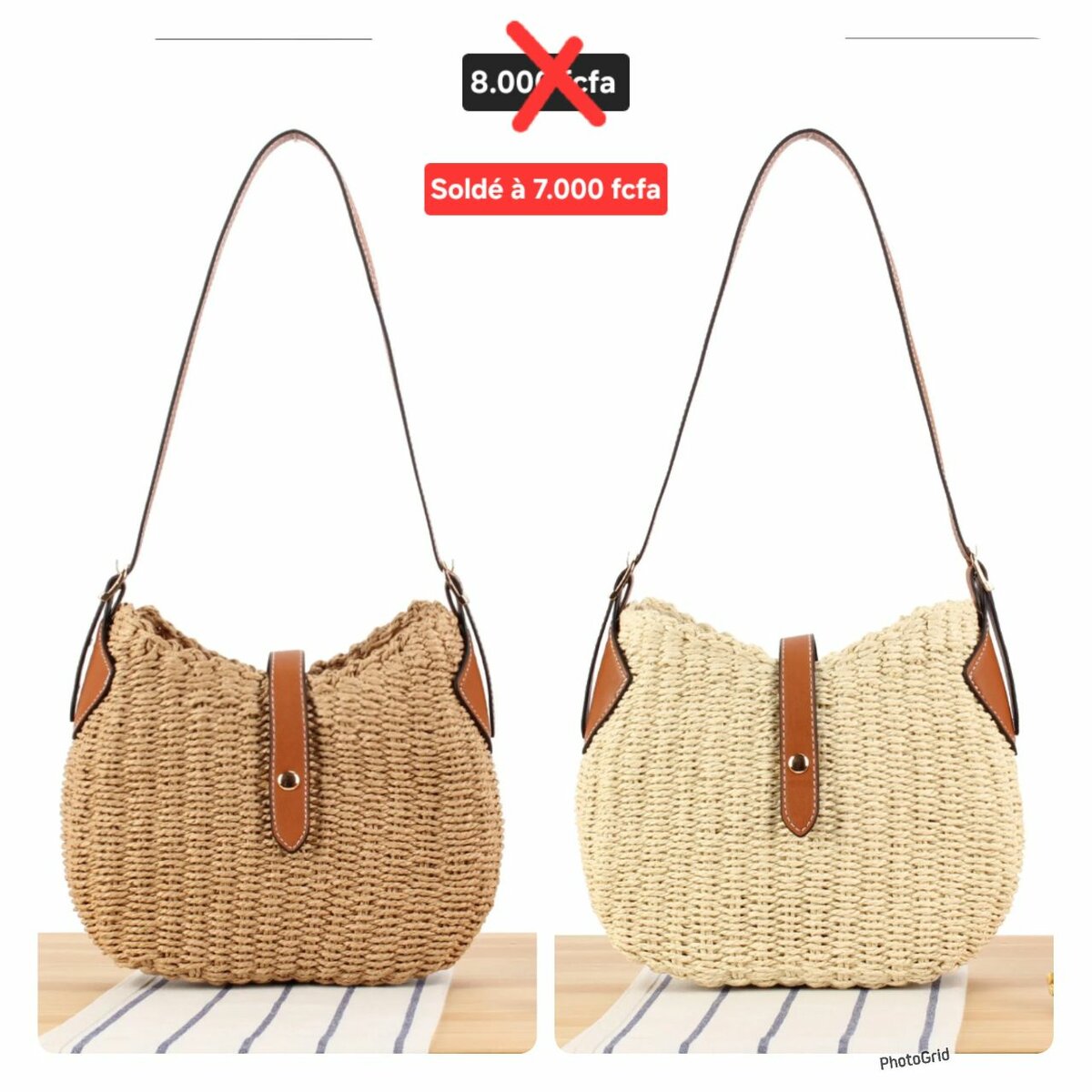 Sac en paille chic femme