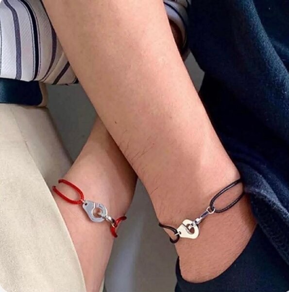 Bracelet couple chic cœur