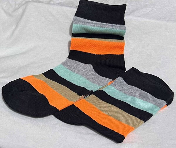 Chaussettes Rayées Colorées