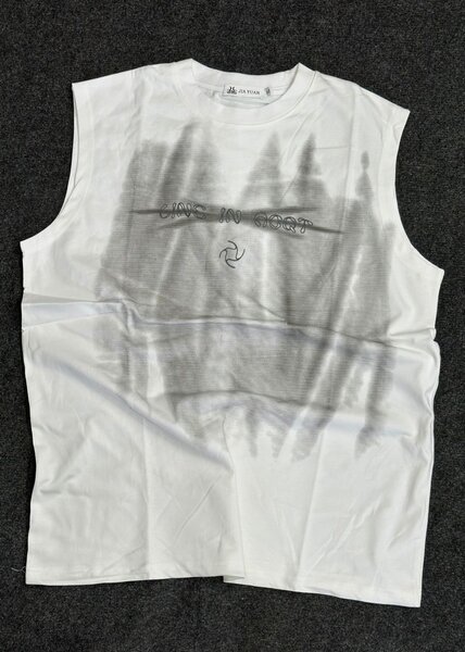 T-shirt sans manches imprimé