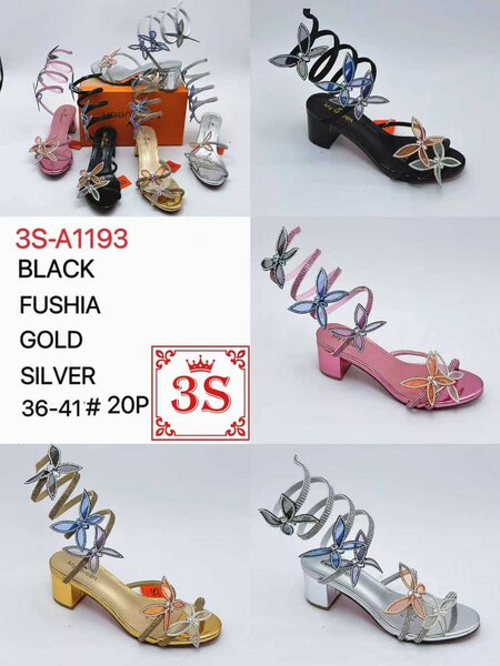 Sandales à talons dorés élégantes